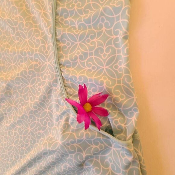 2GG Womens Golf Athletic Performance Dress with Matching Shortie Aquamarine Medi - Picture 6 of 14